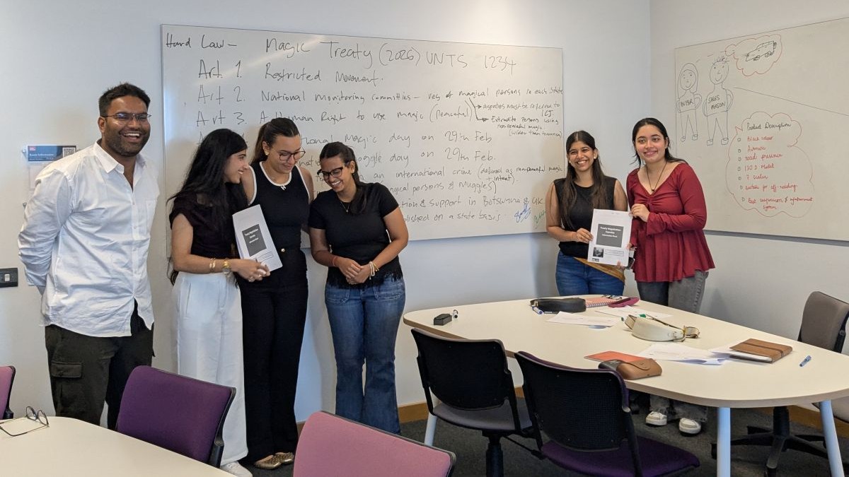 International students at UWE Bristol Law School Summer School