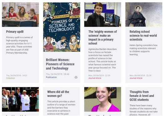 ASE Girls into Science resources and making a difference