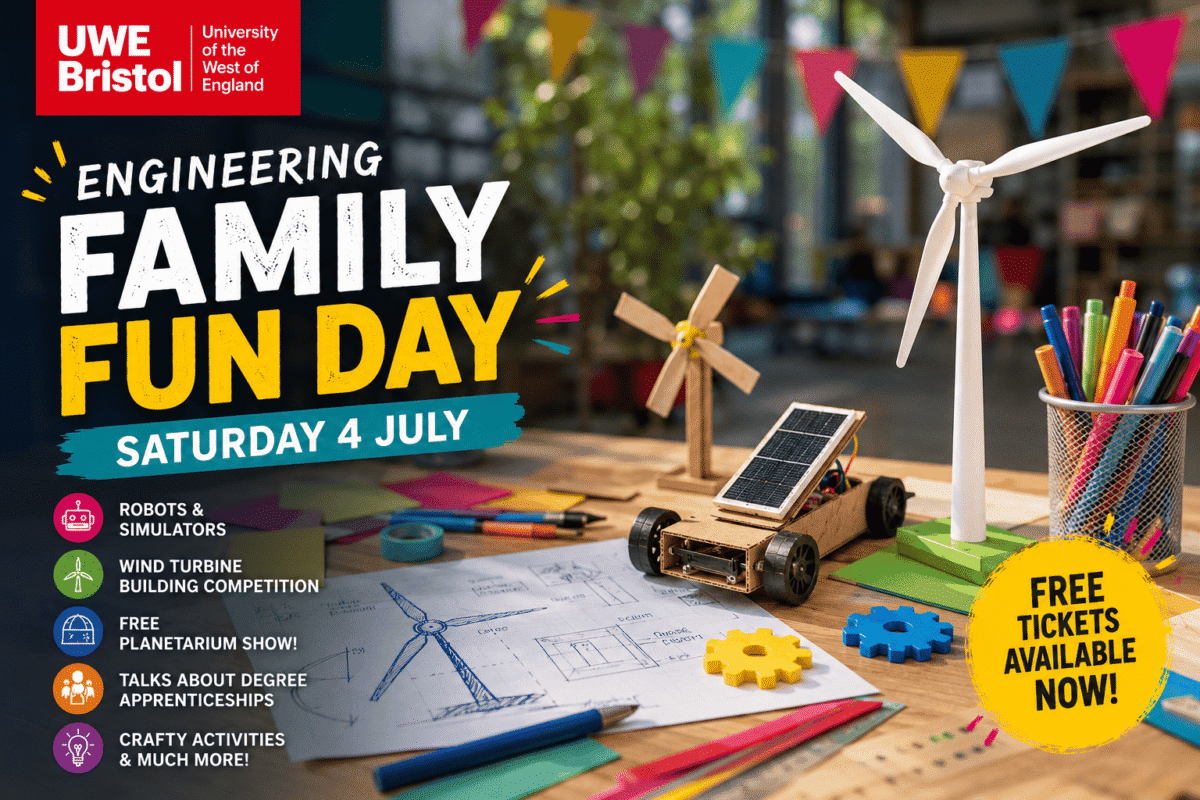 Tickets are now available for the School of Engineering’s annual Family Fun Day on Saturday 4 July.