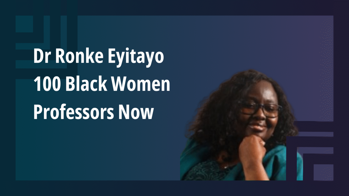 Dr. Ronke Eyitayo: Transforming Digital Literacy Through Mentorship and Determination