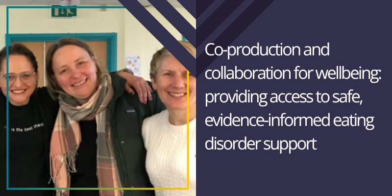 From left to right: Christine Ramsey-Wade with Sanni Norweg and Carolyn Trippick who co-authored the evaluation study